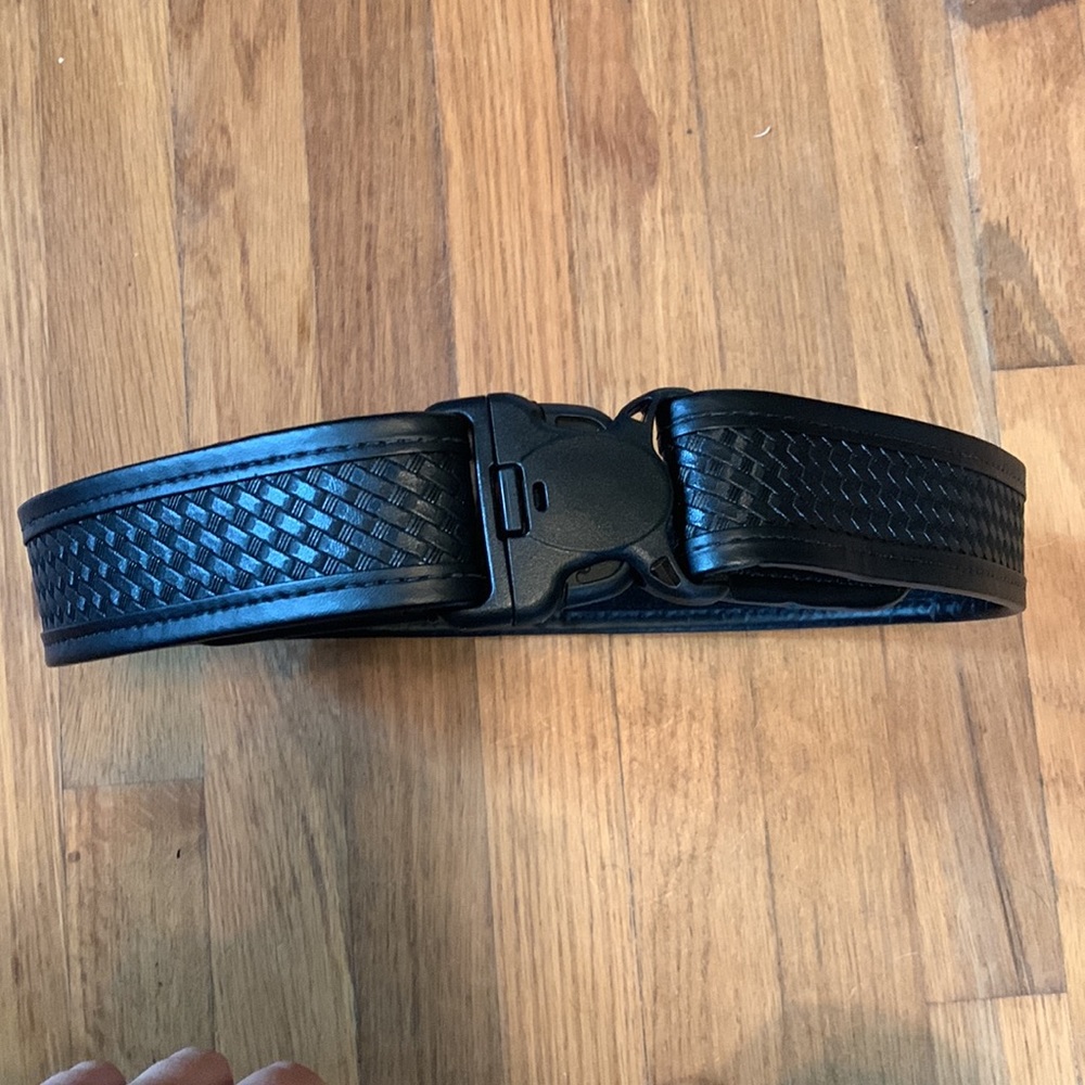 Bianchi Basket Weave Duty Belt